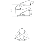 Walrus WR-501401 Equinox 面盆龍頭 (1/2″喉)